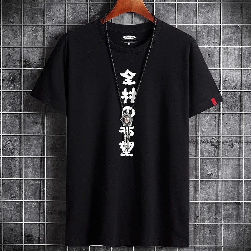 Anime styled T-shirt with short sleeves