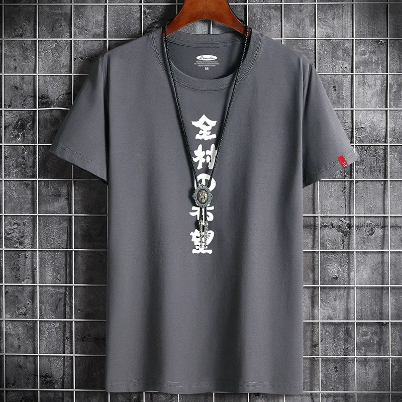 Anime styled T-shirt with short sleeves