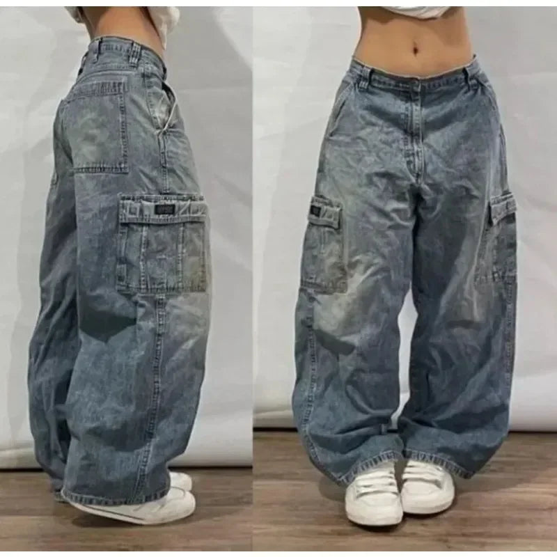 American style baggy jeans