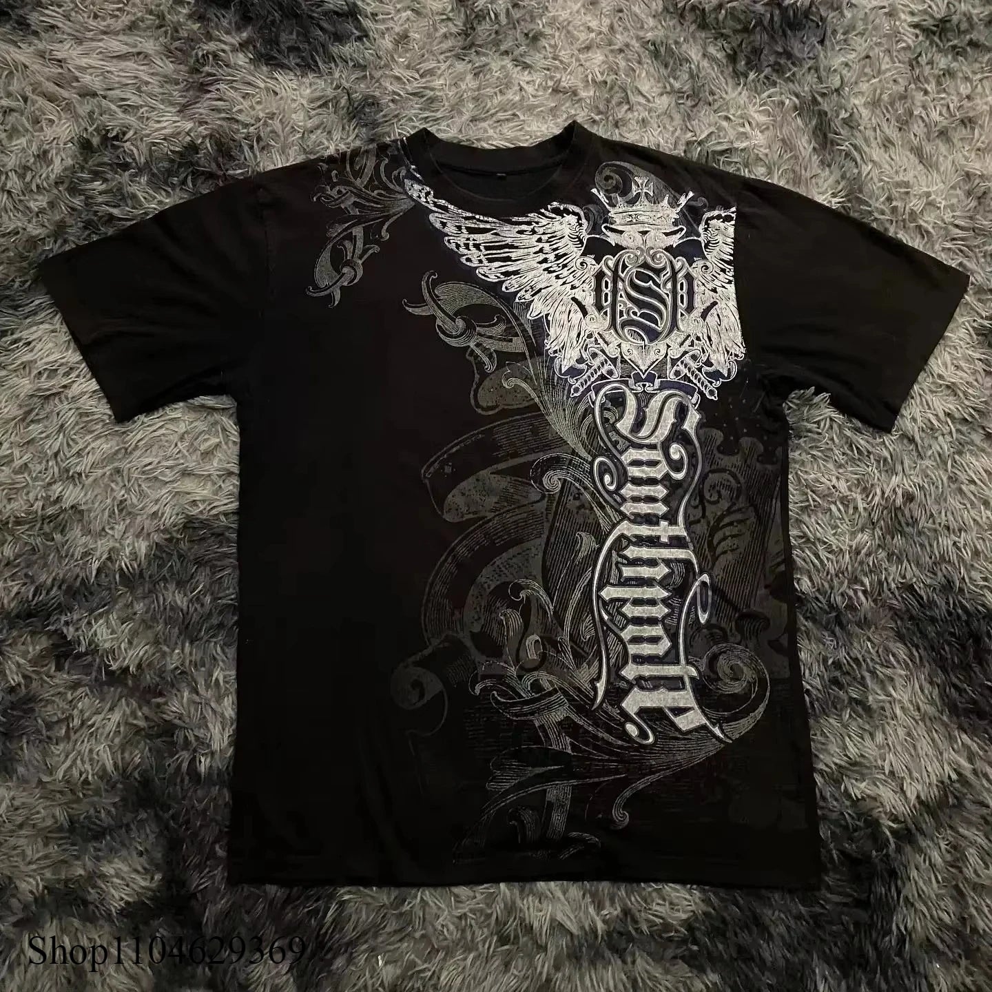 Gothic short sleeved T-shirt