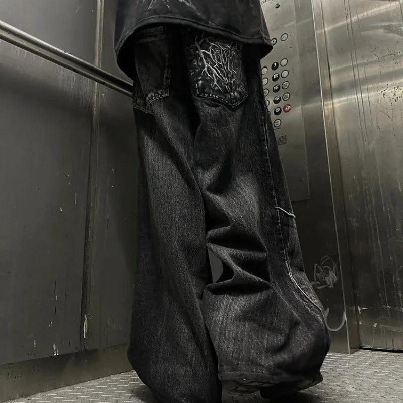 Gothic baggy jeans