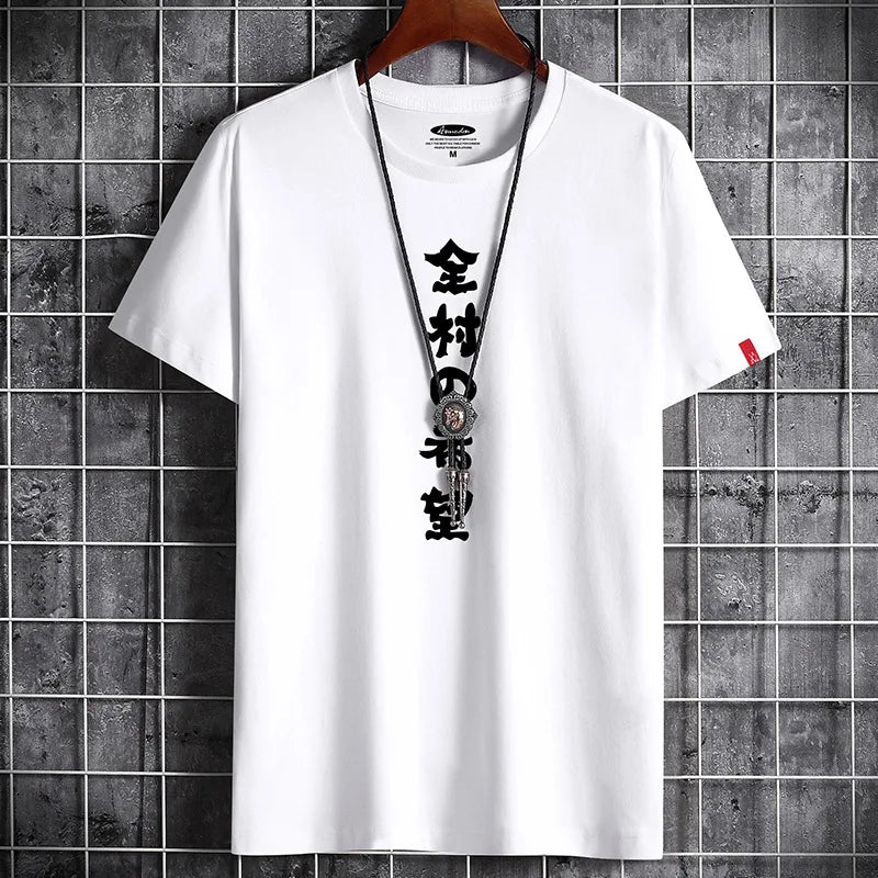Anime styled T-shirt with short sleeves