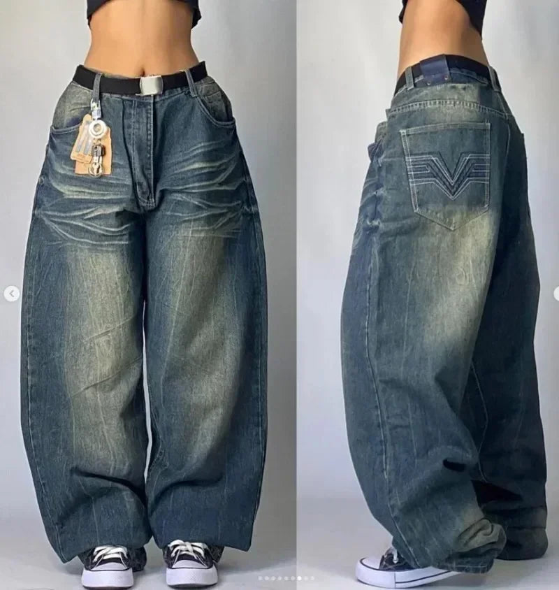 American style baggy jeans