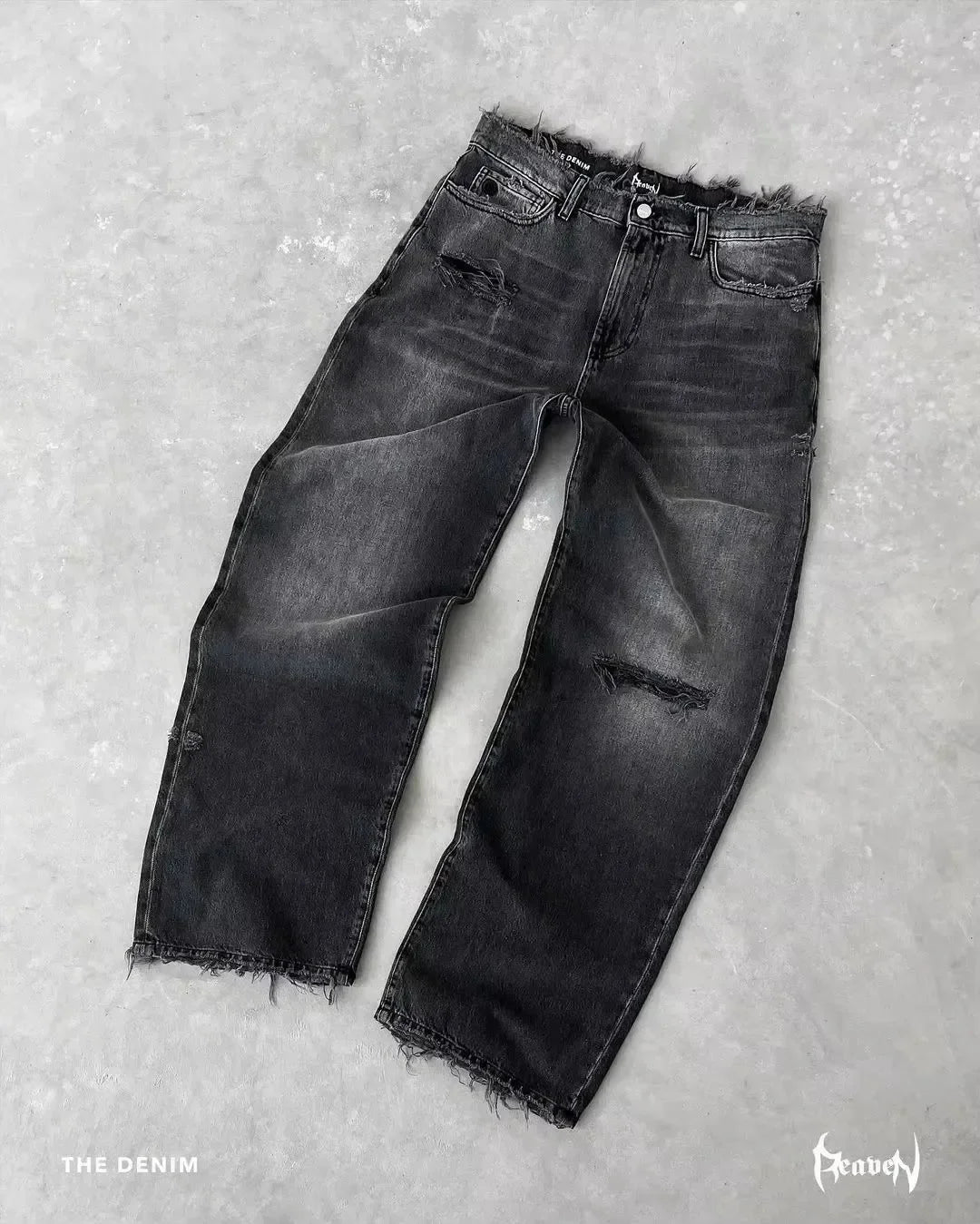 American style baggy jeans