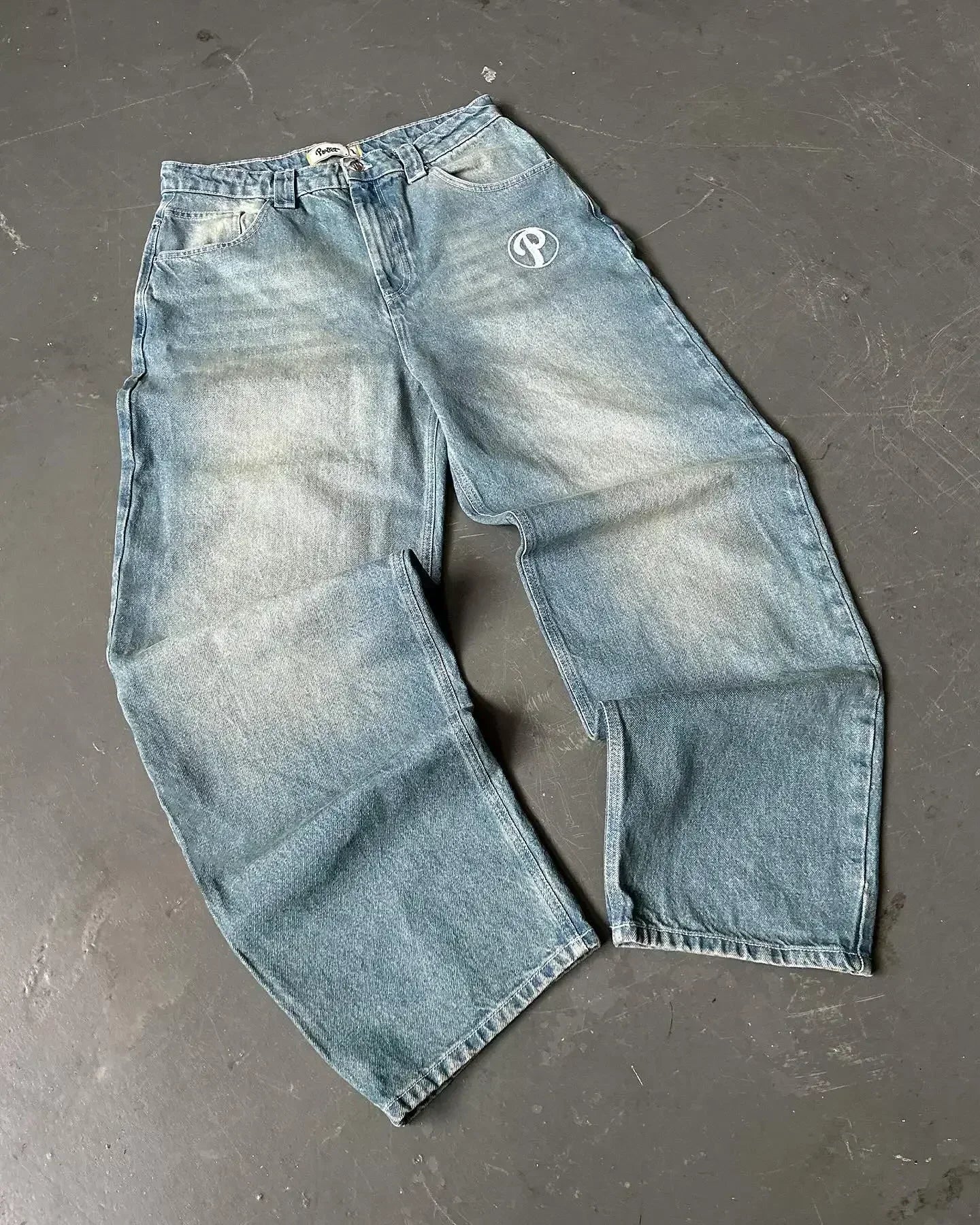 American style baggy jeans