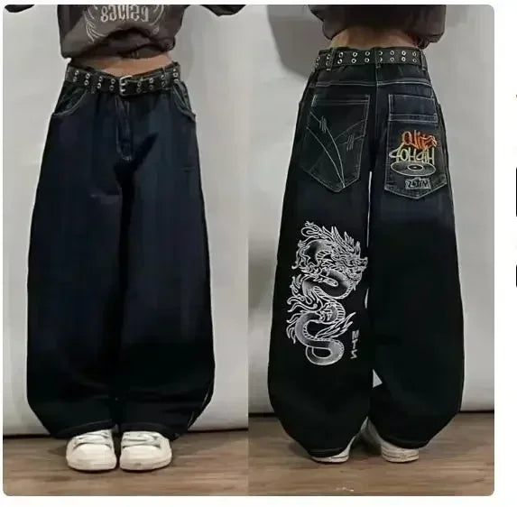 American style baggy jeans