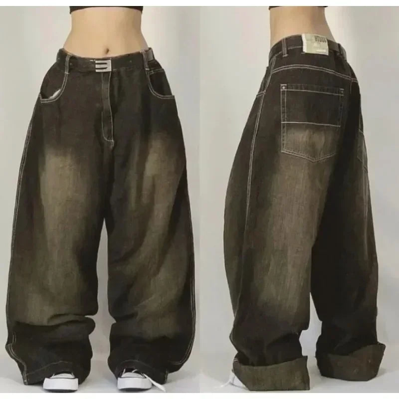 American style baggy jeans