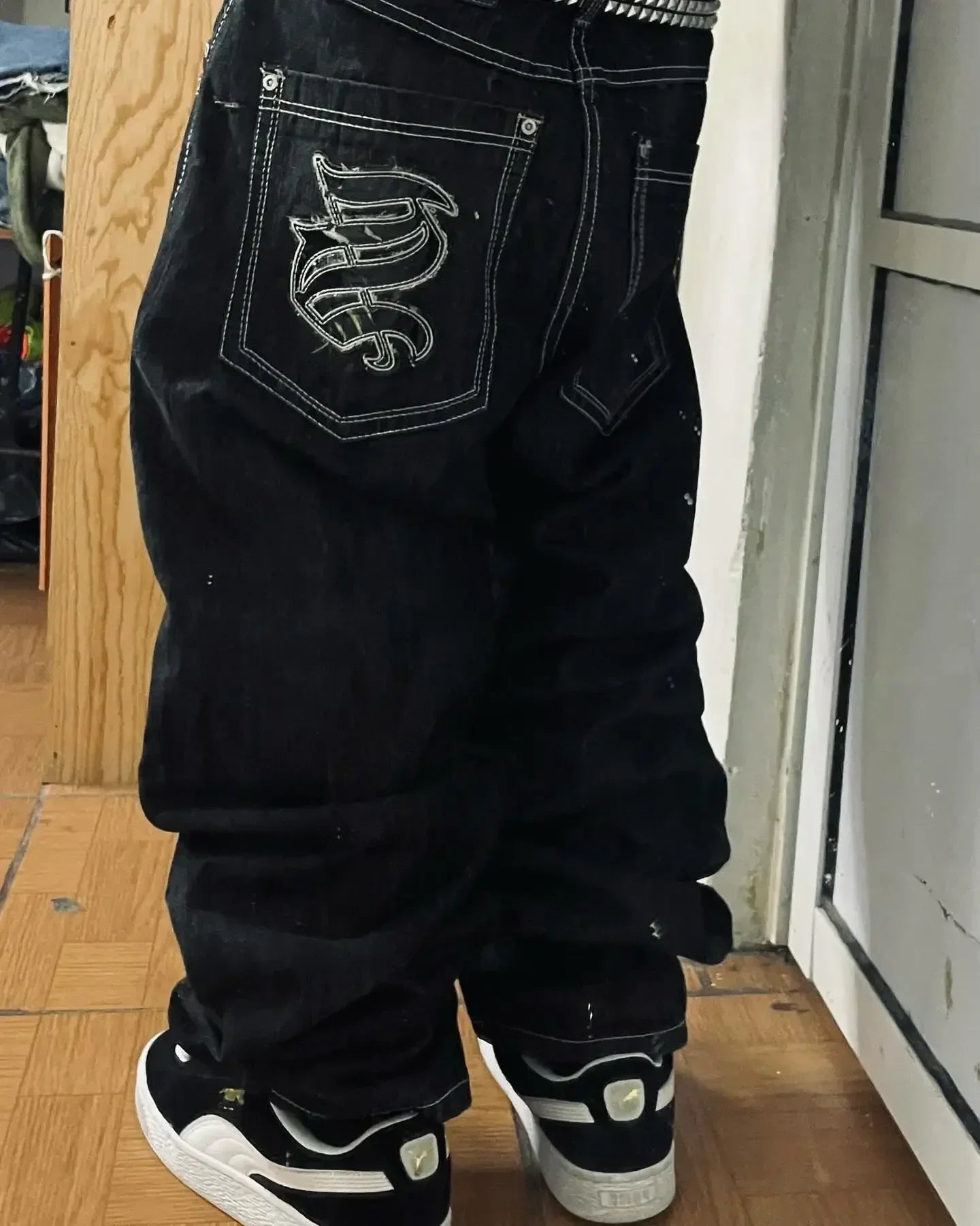 American style baggy jeans